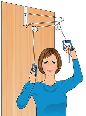 Over-Door Exercise Pulley – alternate view