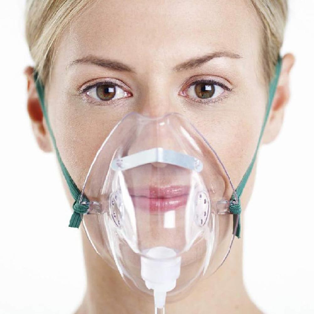 Oxygen Mask With Tubing – alternate view