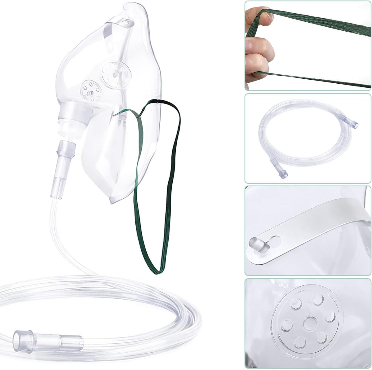 Oxygen Mask With Tubing – alternate view