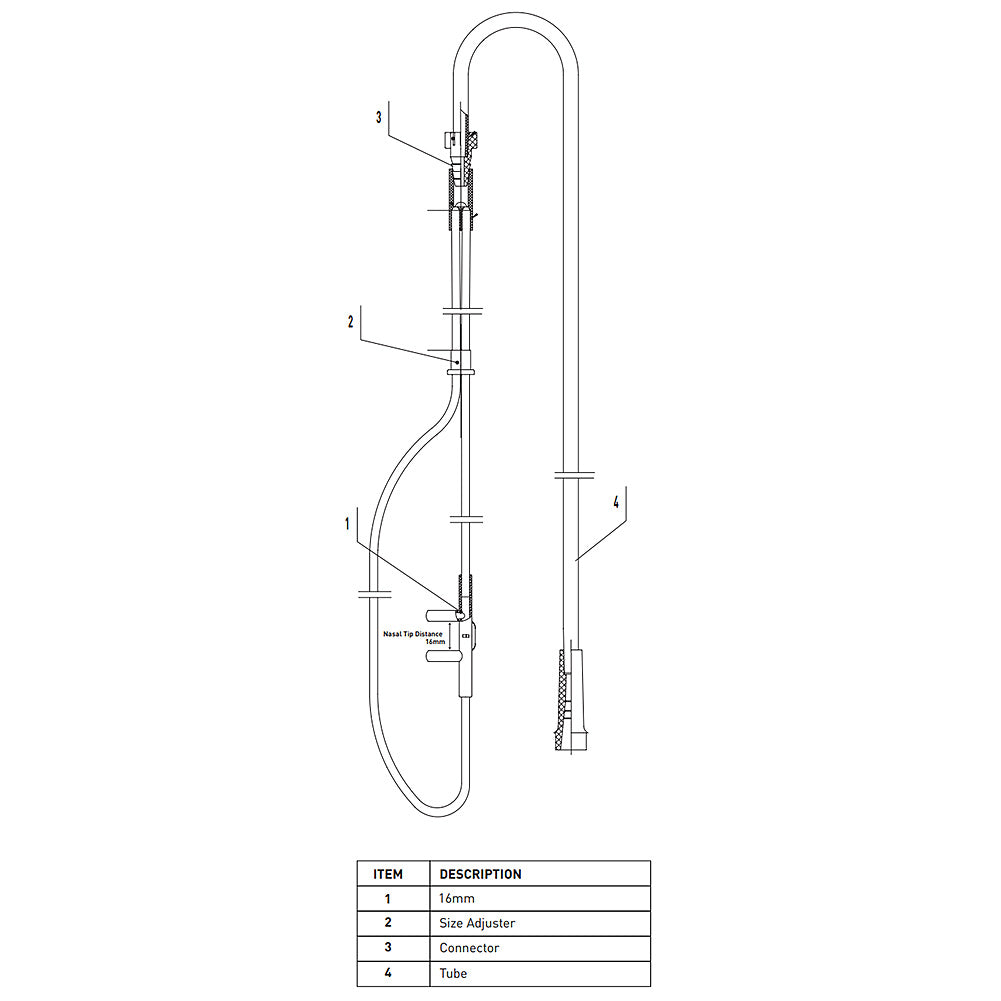 Oxygen Nasal Cannula, Adult Size