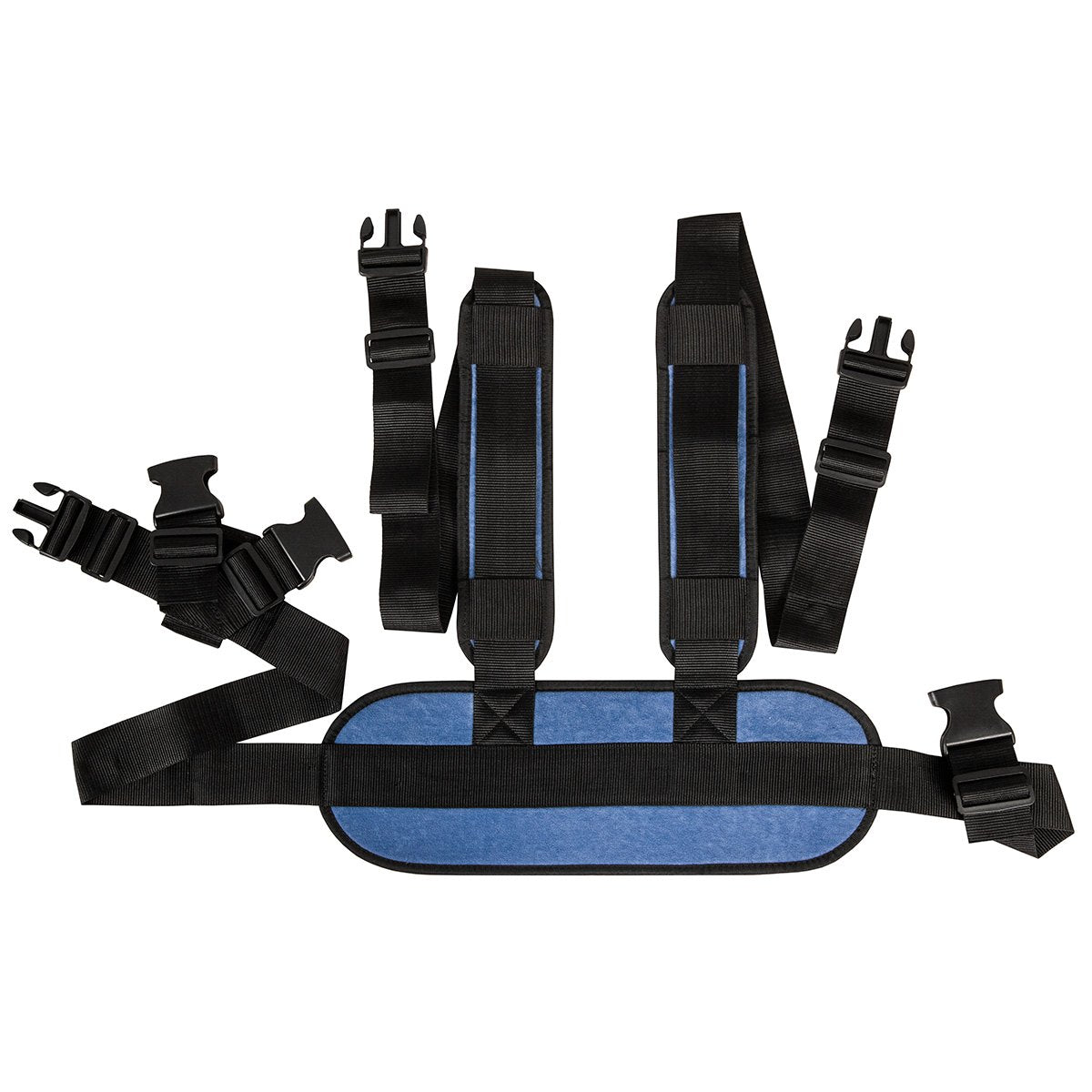 Padded Wheelchair Belt with Shoulder Straps
