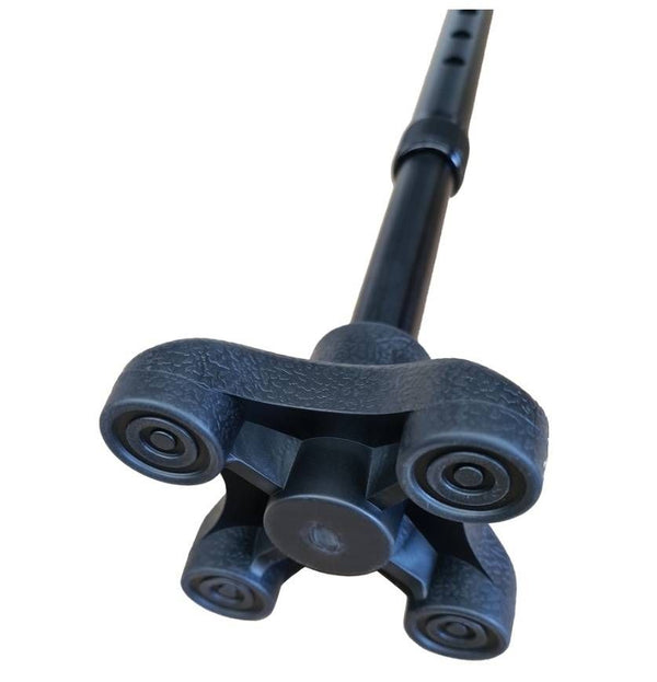 Quad tip for walking sticks