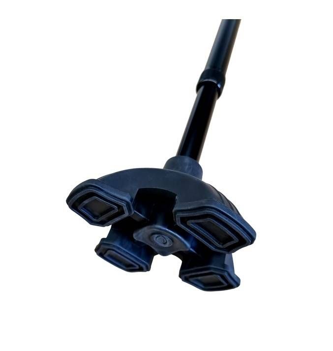 Ergonomic Quad Cane with Fisher Handle