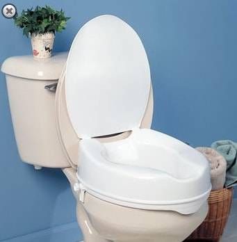Raised Toilet Seat with Lid - Savanah
