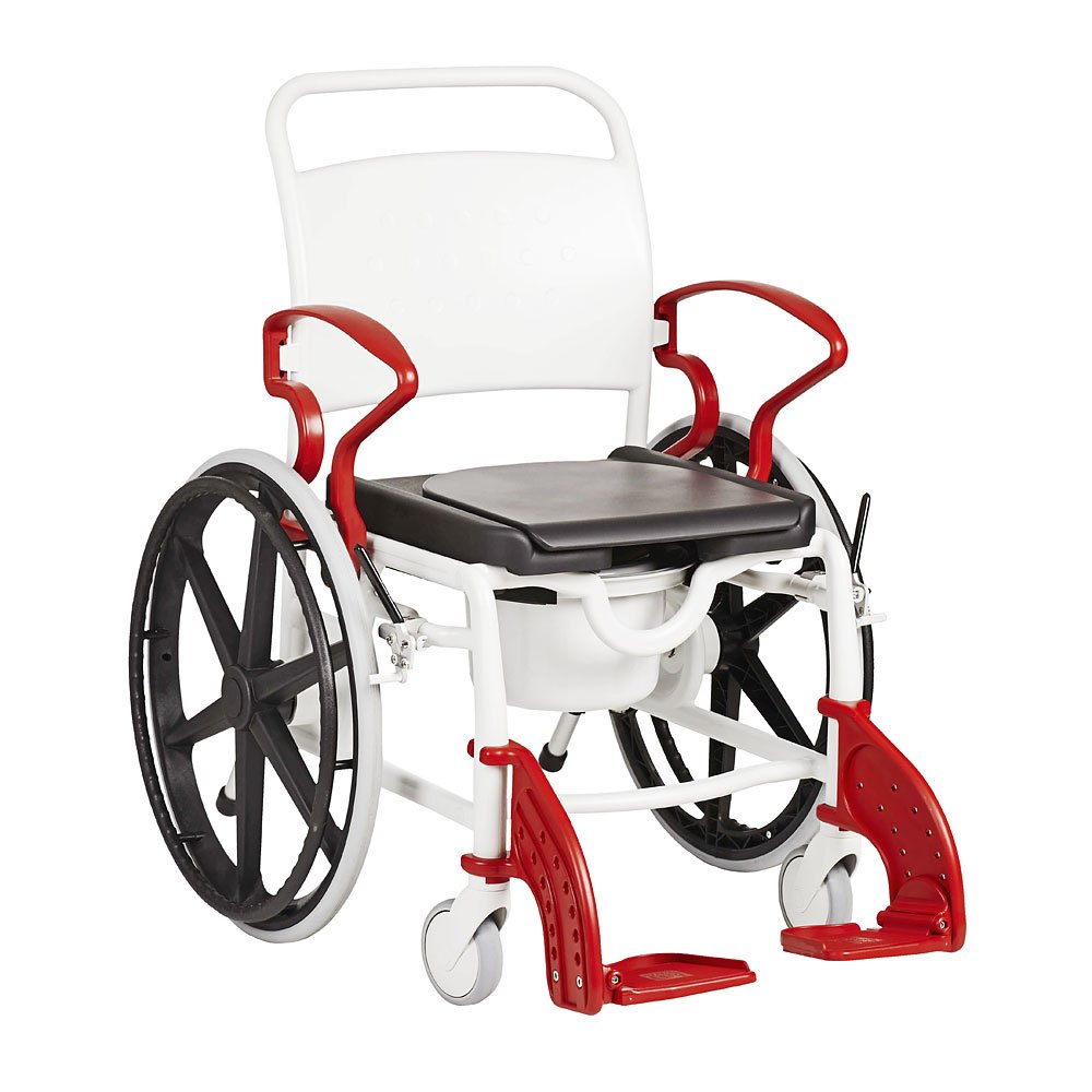 Rebotec Genf, Self Propelled Shower Commode Wheelchair