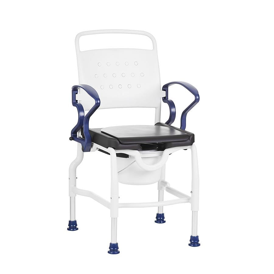 Rebotec Konstanz, Shower Commode Chair with PU Soft Seat