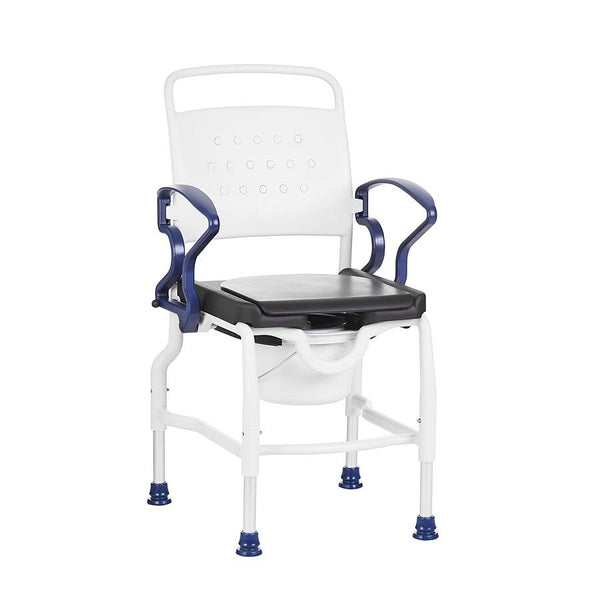 Rebotec Konstanz, Shower Commode Chair with PU Soft Seat