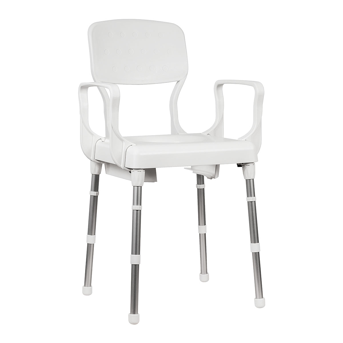 Rebotec Lyon, Height Adjustable Commode Chair