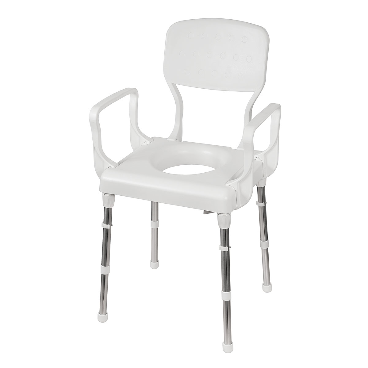 Rebotec Lyon, Height Adjustable Commode Chair