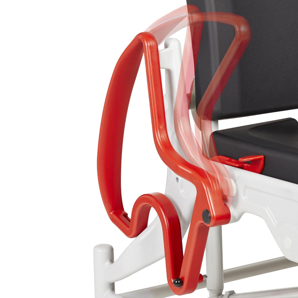 Rebotec Phoenix, Tilt in Place Comfort Shower Commode Chair - Blue