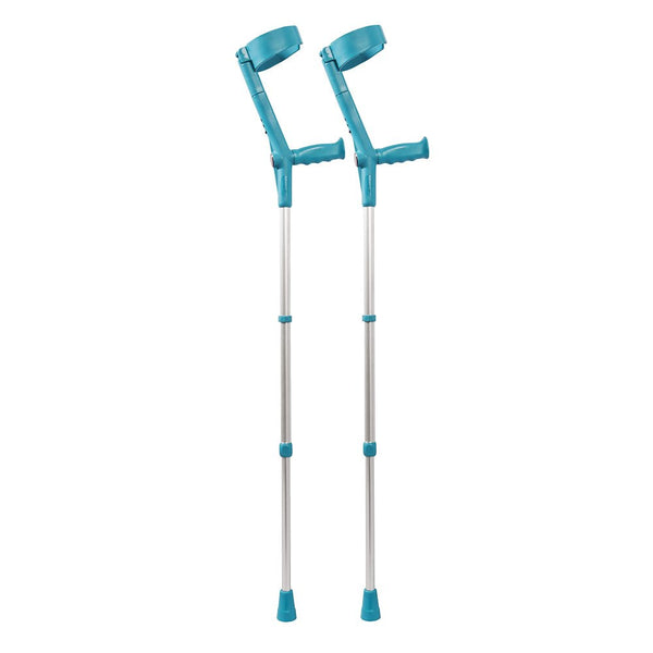 Rebotec Safe-In-Soft, Forearm Crutches with Safety Cuff & Hinge