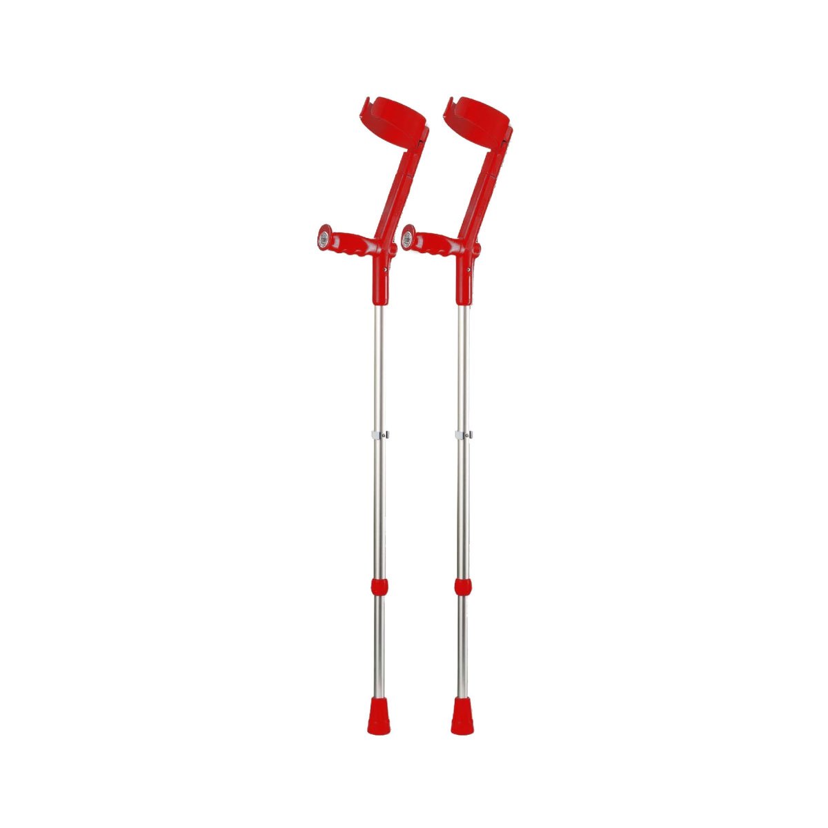 Rebotec Safe-In-Soft, Forearm Crutches with Safety Cuff & Hinge
