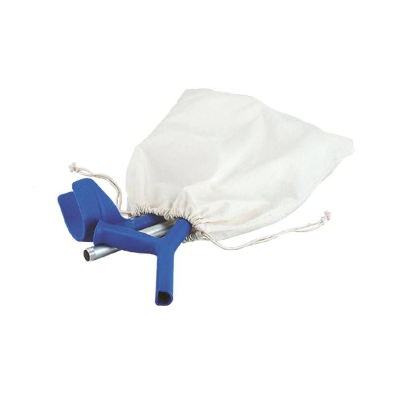 Travel detachable crutches open cuff - Rebotec