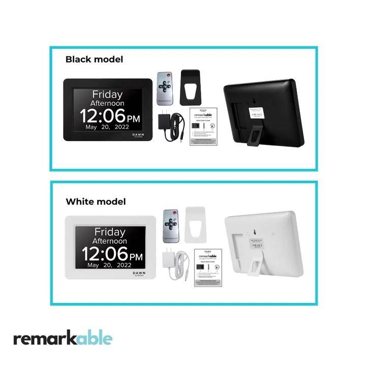 Customisable Dementia Clock RemarkAble - Dawn Clocks