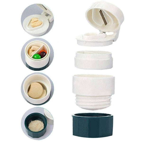 Pill Tablet Crusher Splitter and Storage
