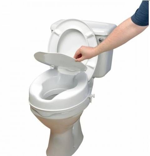 Raised Toilet Seat with Lid - Savanah