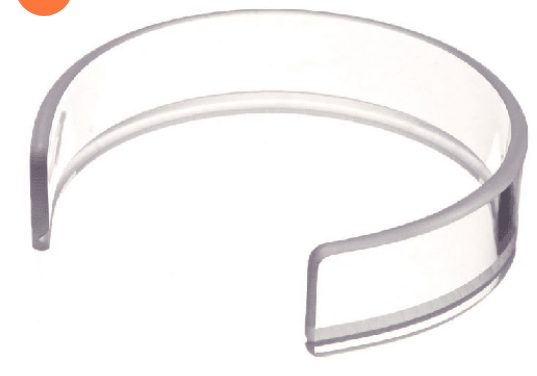 Food Plate Guard - Clear Plastic - Homecraft