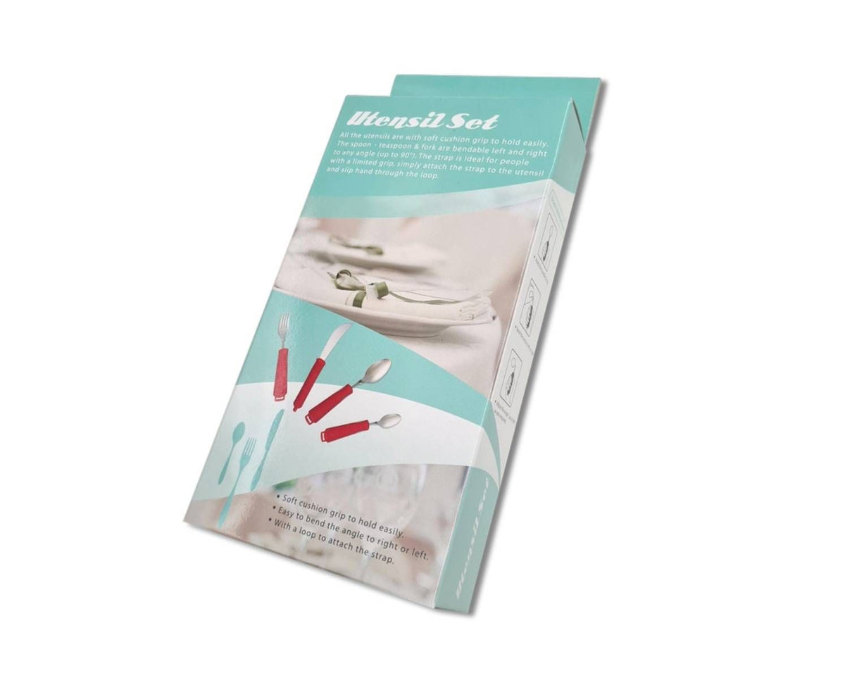 Red Bendable Cutlery Set