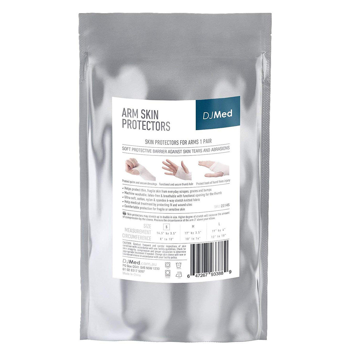 Skin Protectors For Arms - White