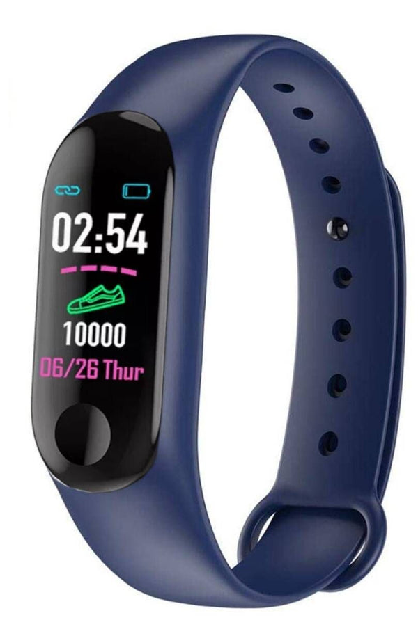 Smart Fitness Activity Tracker, Blue - M8