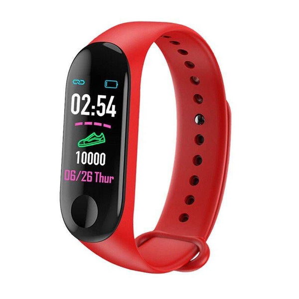 Smart Fitness Activity Tracker, Red - M8