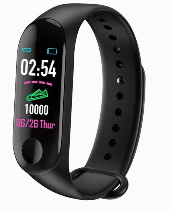 Smart Fitness Activity Tracker, Black - M8