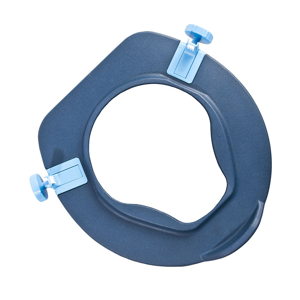 Soft Toilet Seat Riser, Blue – alternate view