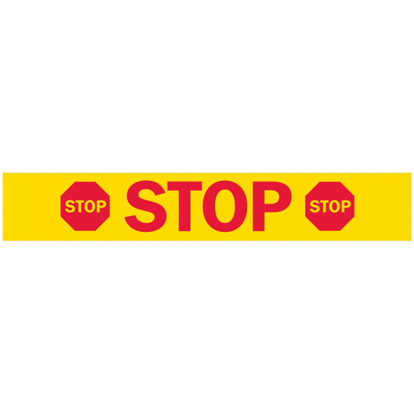 Stop Sign Sticker - for dementia