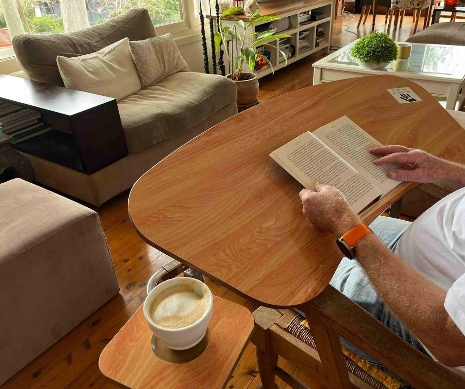 Tilting Over Chair Table - Homecraft
