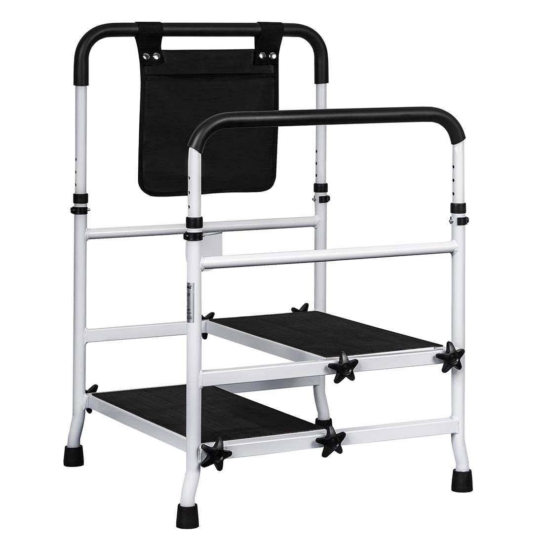Two Step Stool with Handrails