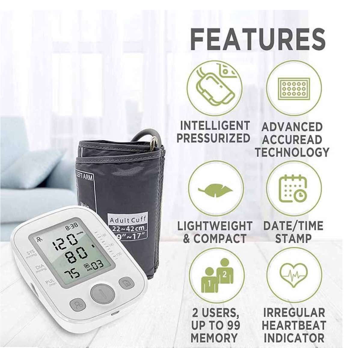 Upper Arm Blood Pressure Monitor