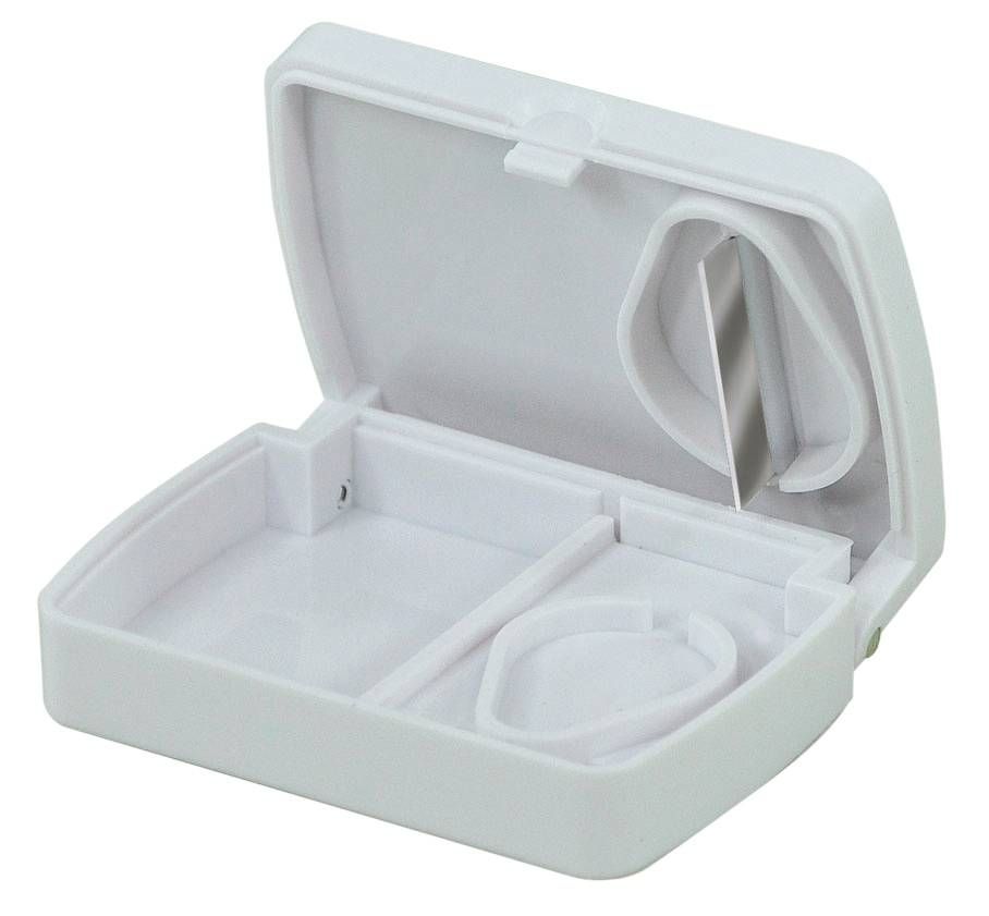 Pill Storage Box with Tablet Splitter - Aidapt