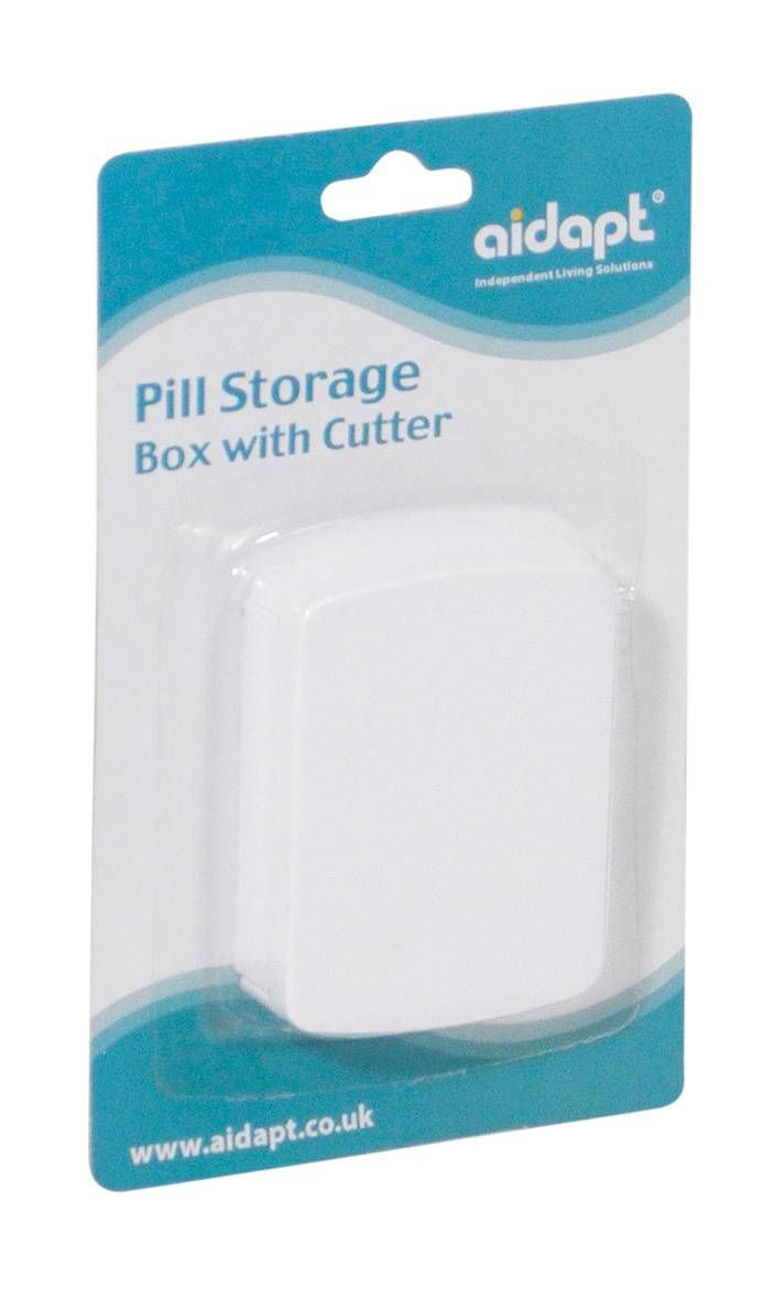 Pill Storage Box with Tablet Splitter - Aidapt