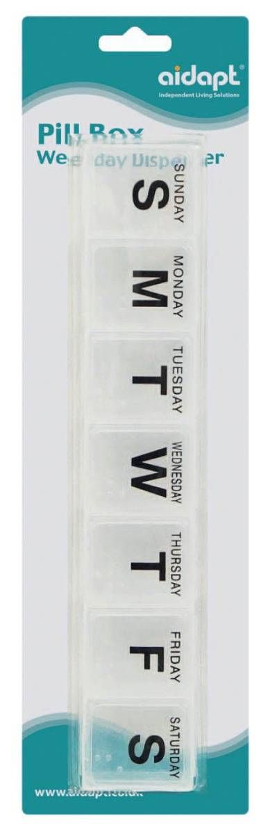 Large Weekly Pill Dispenser - Aidapt