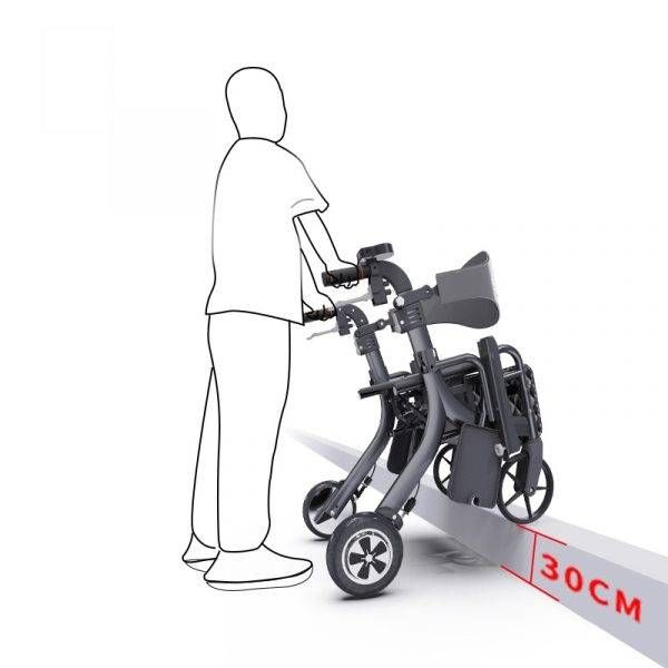 Zubu, 2-in-1 electric wheelchair & rollator