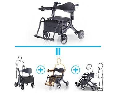 Zubu, 2-in-1 electric wheelchair & rollator